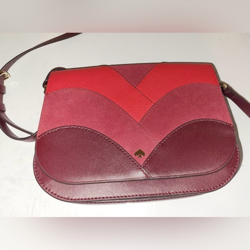 Kate Spade burgundy crossbody bag - Picture 2 of 3
